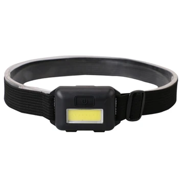 Мини 3 Вт COB светодиодные фары, водонепроницаемый налобный фонарь, фонарь для наружного кемпинга, ночной рыбалки, Torc