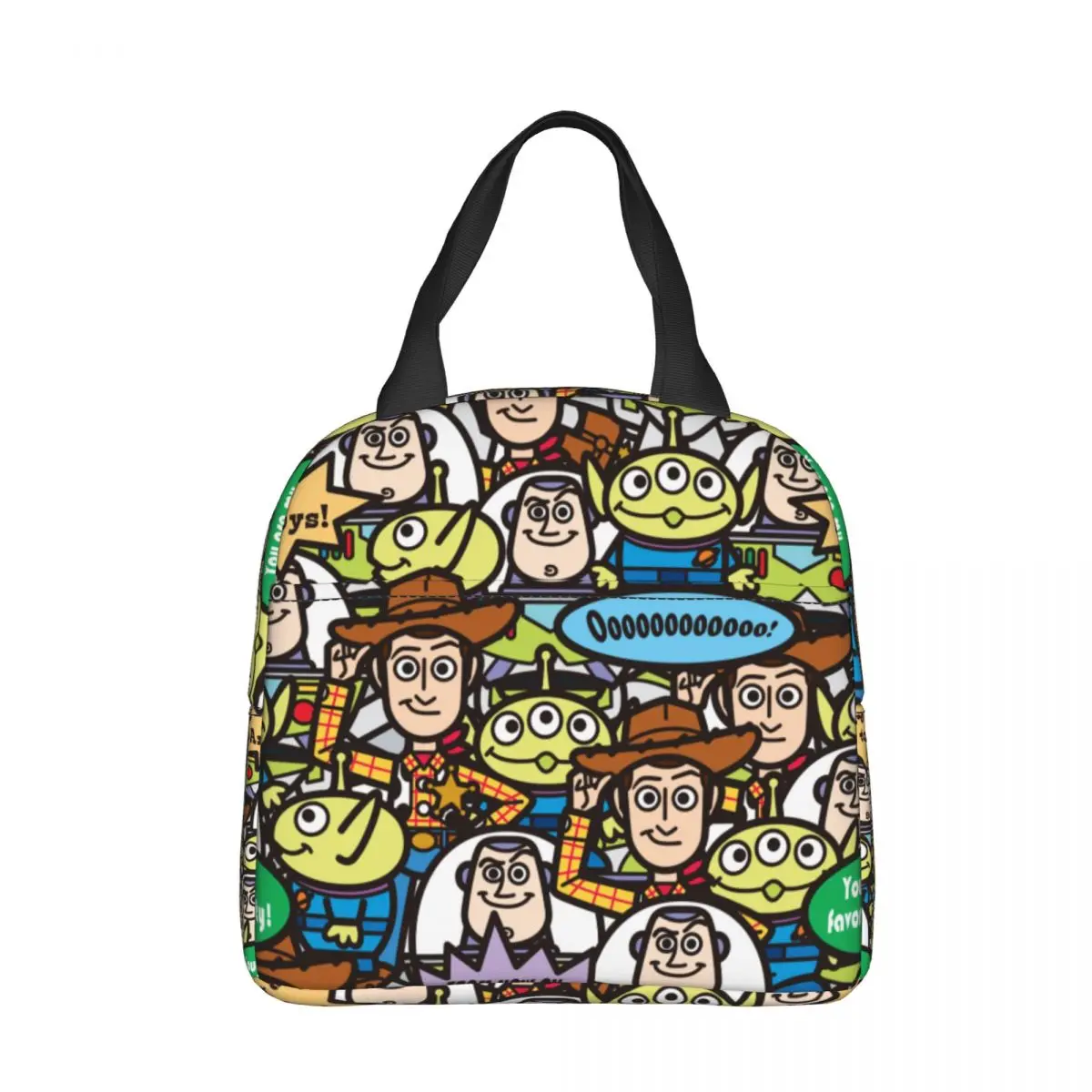 thumbnail image 1 of Bolsa térmica para almuerzo con diseño de Toy Story y cortes de patata, de gran capacidad, para picnic en la playa, 1 of 5