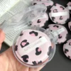 10PCS Cotton Candy Puff with Box Super Soft Leopard Sponge Air Cushion Powder Puffs Foundation Concealer Dry and Wet Makeup Tool 6