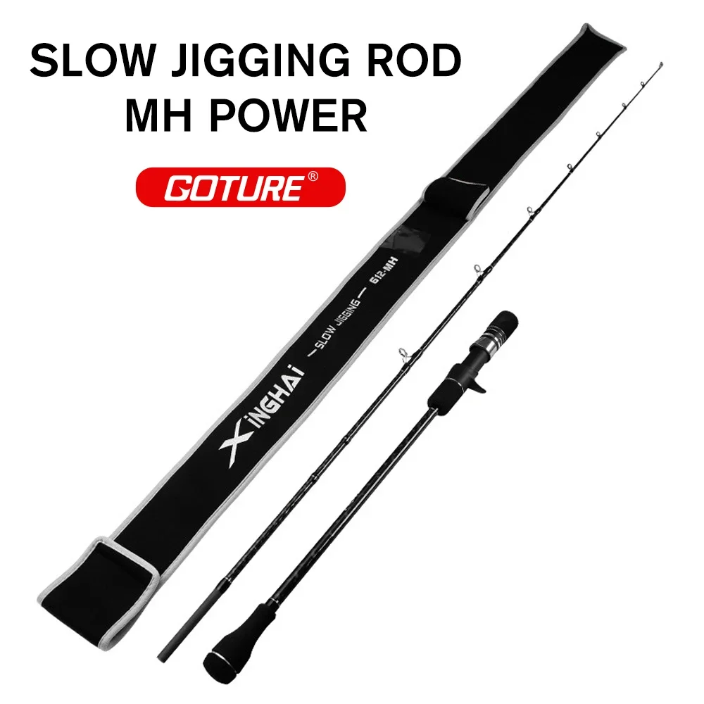 Goture slow jigging rod 1 83m 1 91m hard action spinning casting boat