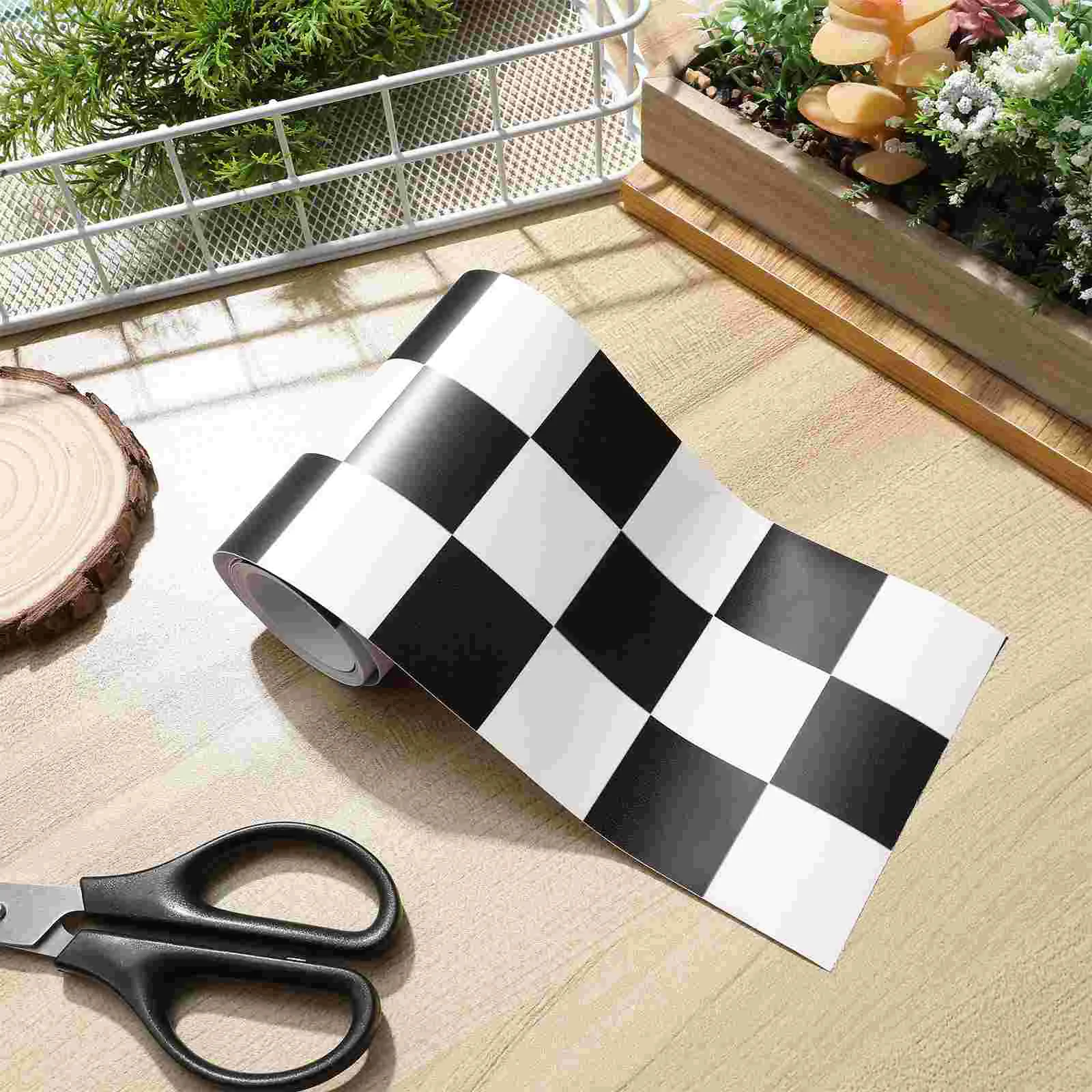 Border Sticker Checkered Sticker For Classroom Board