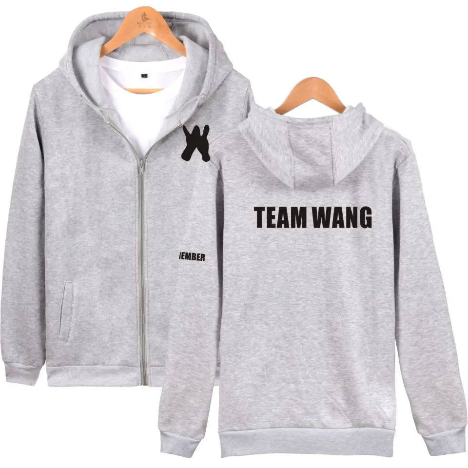 GOT7 Jackson Wang Hoodie Team Wang Zipper Hoodies Kpop Korean Style  Sweatshirt Women Men Autumn Jackets Zip Up Tracksuit Coat - AliExpress