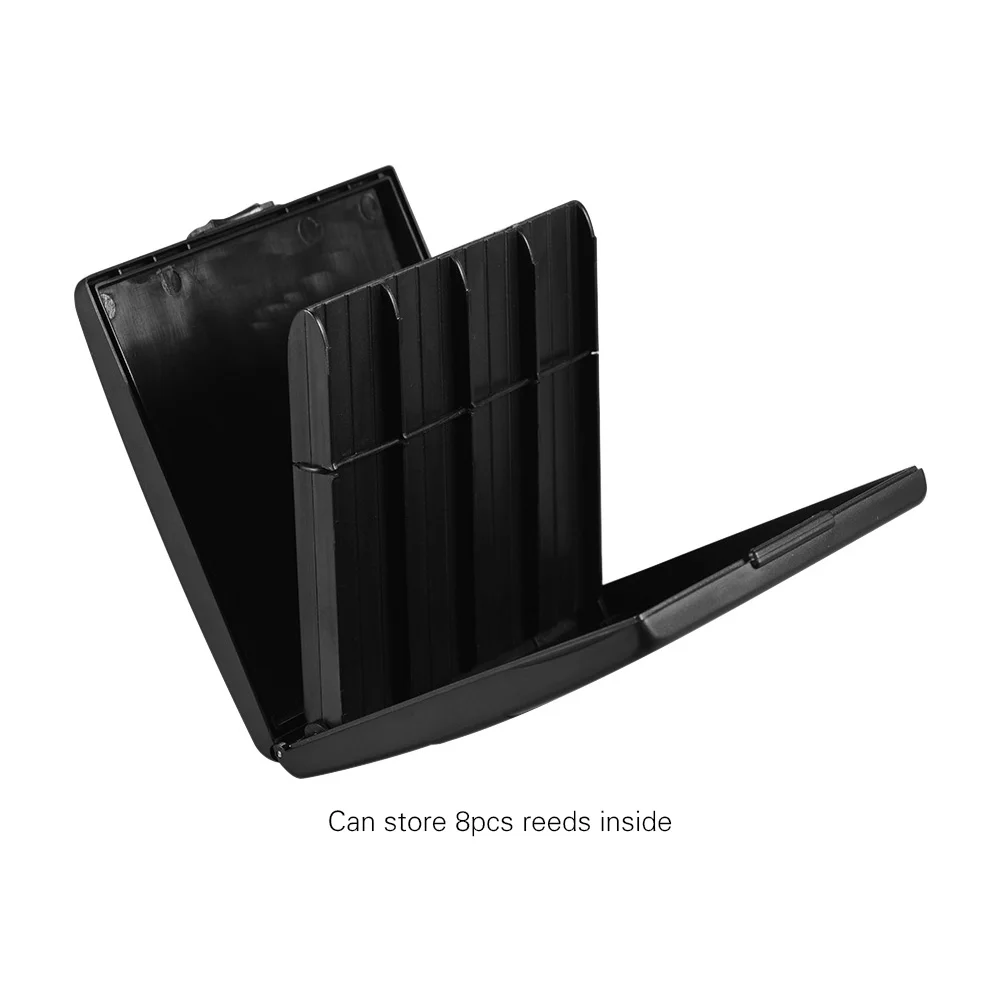 8pcs Reeds Capacity ABS Case Holder Box For Saxophone Sax Clarinet Reed Holder saxophone accessories,clarinet accessories,reed storage case