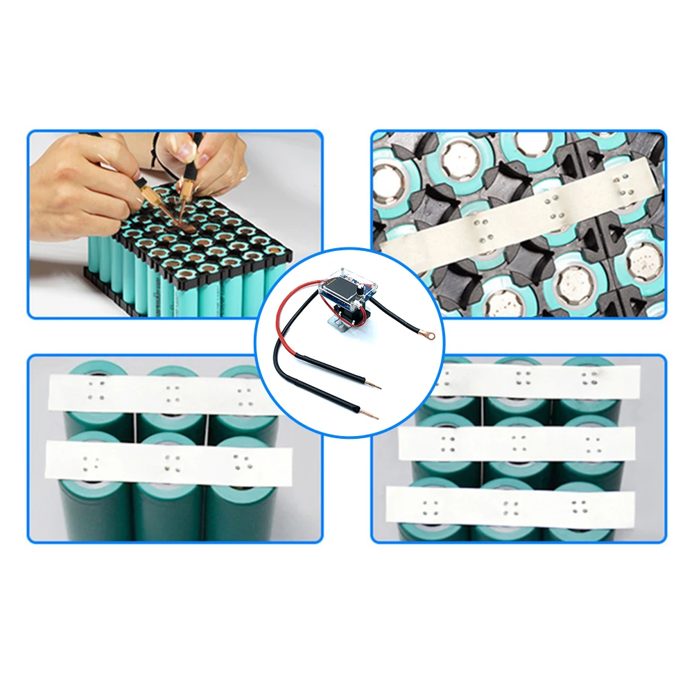 New 5-15V 1500A Double Pulse Relay Spot Welding Machine Controller for 18650 Lithium Battery Welding Nickel Plate 4