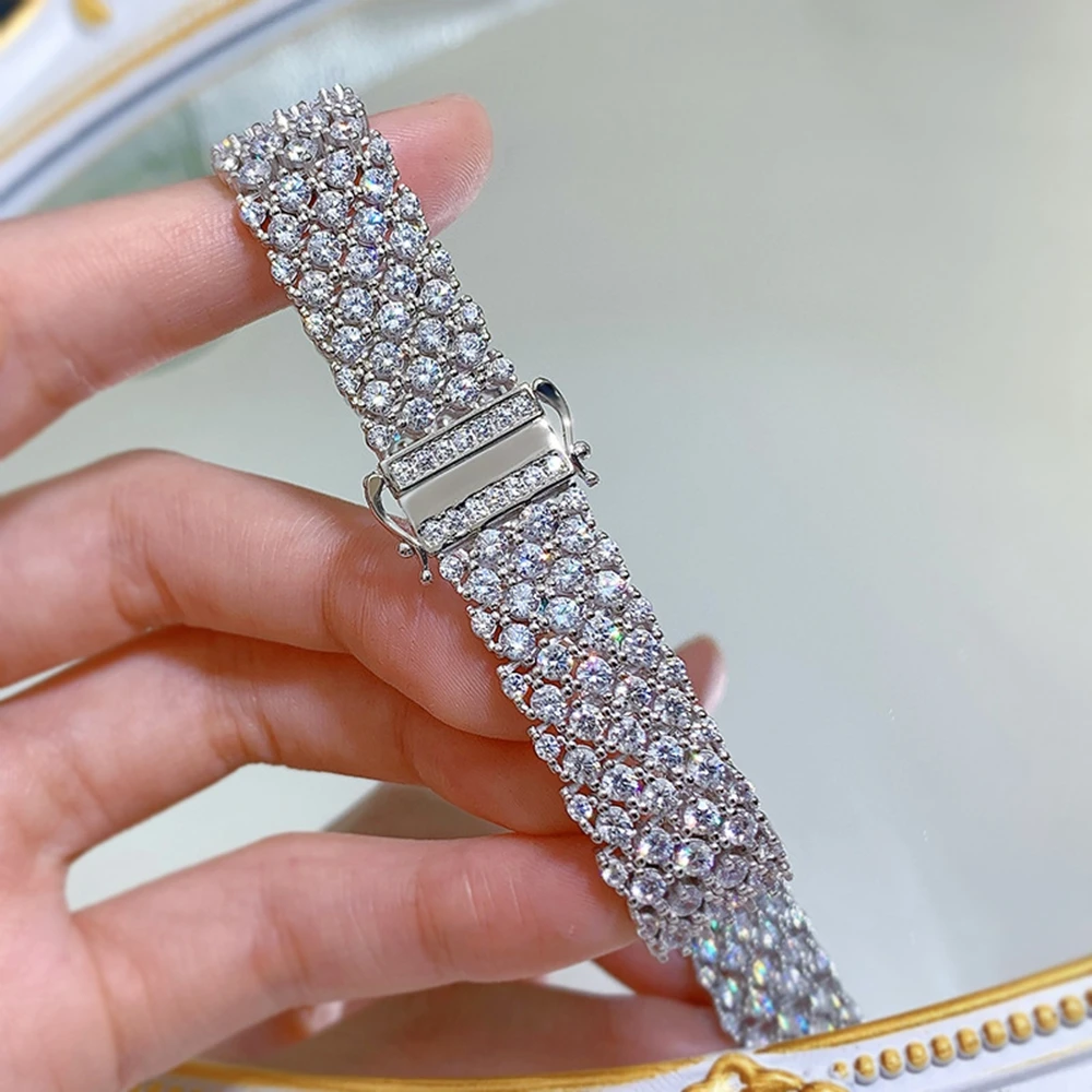 新品♡スワロフスキー サートル ブレスレット ホワイト Snake ブレスレット, クリスタル・パール, ミックスカット, 巳年