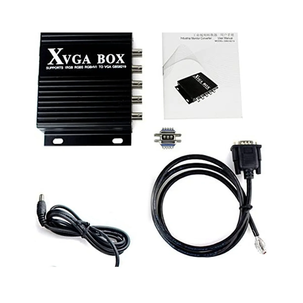 XVGA 박스 RGB RGBS MDA CGA to VGA 산업용 모니터 비디오 컨버터, GBS-8219 산업용 모니터 컨버터, EU 플러그