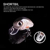 Hanlin 5pcs/Suit 2.8cm 2g Mini Wobblers Slow Sinking Crankbait Fishing Lure Artificial Bait Hard Plastic Wobbler For Bass Tackle 3