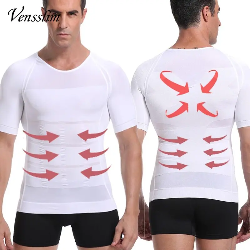 Gilet de compression long pour gynécomastie