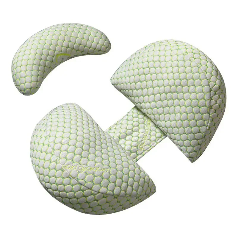 oreiller de grossesse rond en forme de u, en pur coton, en fiber de polyester, lavage détachable, oreiller d'allaitement, soutien du dos, coussin corporel oreiller de grossesse rond en forme de u, en pur coton, en fiber de polyester, lavage détachable, oreiller d'allaitement, soutien du dos, coussin corporel