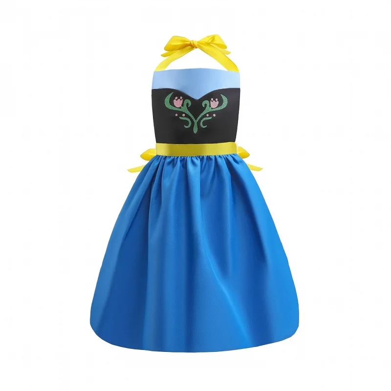 Kid Princess Style Apron Adult Creative Party Cooking Painting Apron Parent-child Baking Accessories Baby Pinafore Girls Gift 2