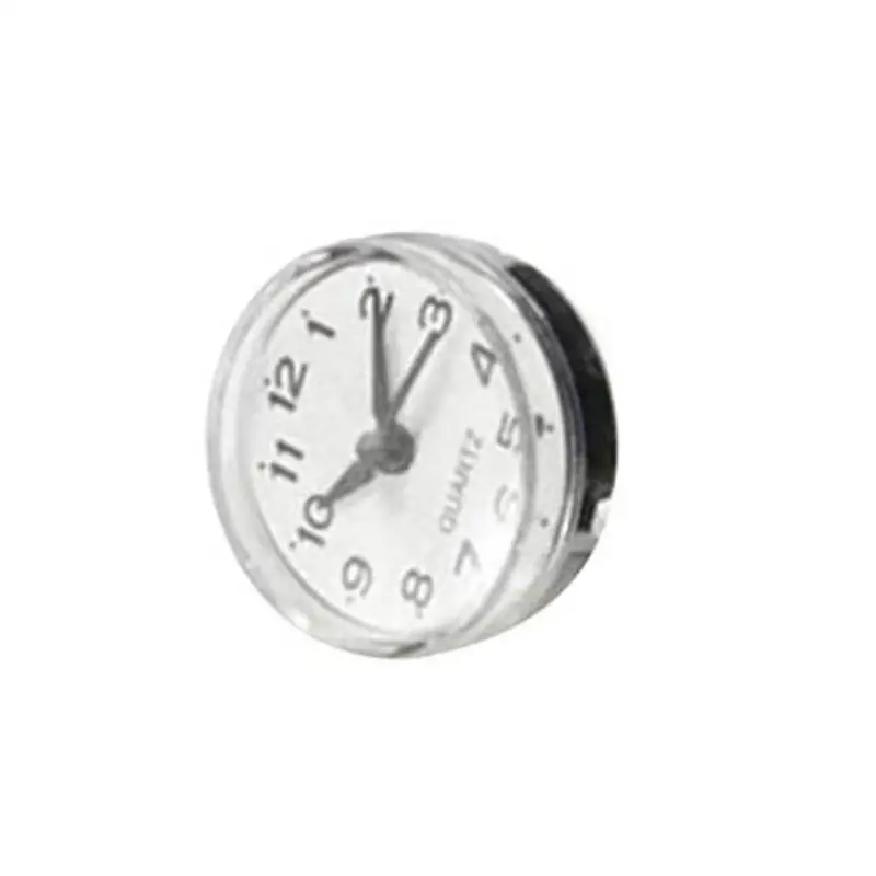 Mini Sucker Wall Clock Bathroom Anti-Fog Waterproof DIY Digital Clock Wall Stickers Silent For Home Living Room Office