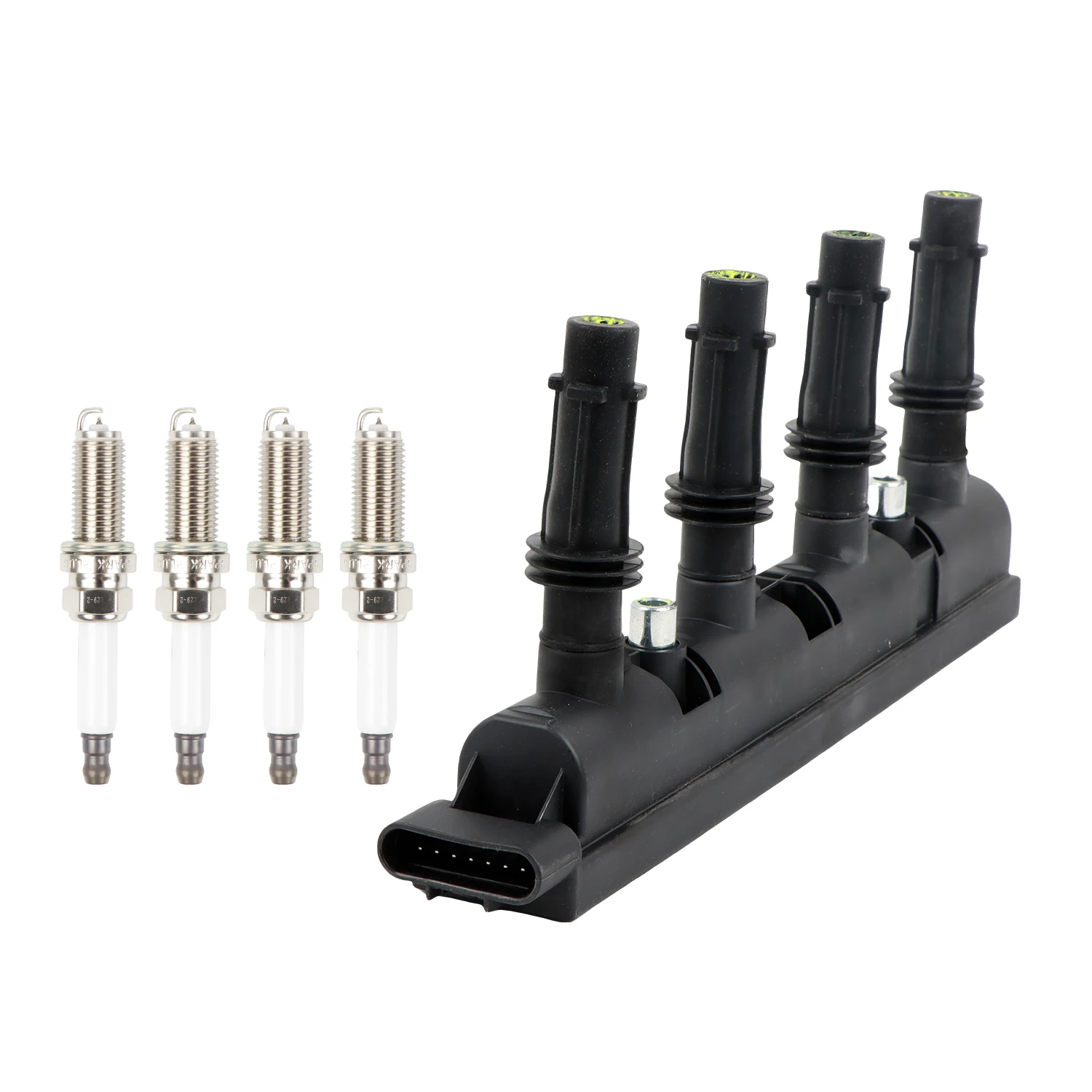 1PC Zündspule + 4 stücke Iridium Zündkerzen Für 1,4 L Buick Encore Chevy Cruze Sonic Trax UF669 Automotive professionelle Teile – Detail 9