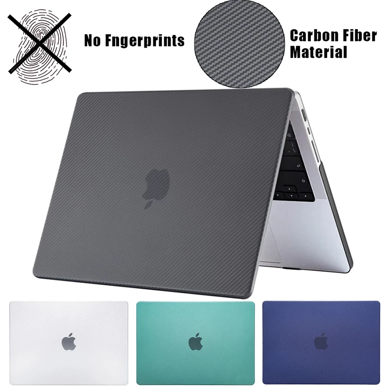 Accessori Per Custodia Per Laptop In Fibra Di Carbonio Per Macbook Air 13 Cover Per Macbook Air M2 M1 Custodia Per Macbook Pro 13 Pro 16 Pro 14 Funda