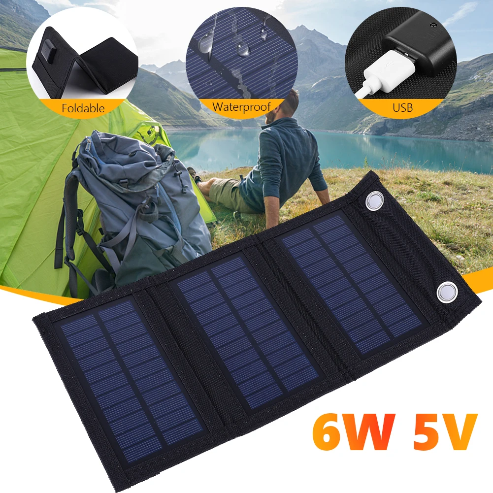 Pannello solare pieghevole da 20W 5V USB Sunpower Solar Cells Bank Pack  pannelli solari impermeabili per caricabatterie per telefono cellulare