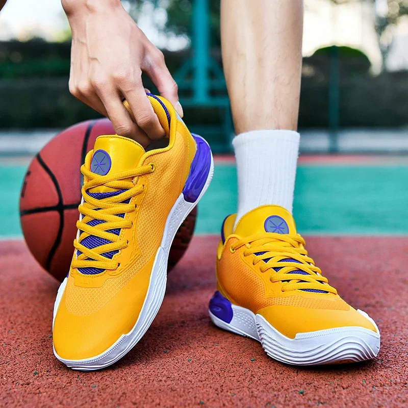 All City 12 Men Basketball Shoes Brand Designer Sports Training Shoes Outdoor Sneakers Men Mesh Wear Resistant Non-slip Lace-up