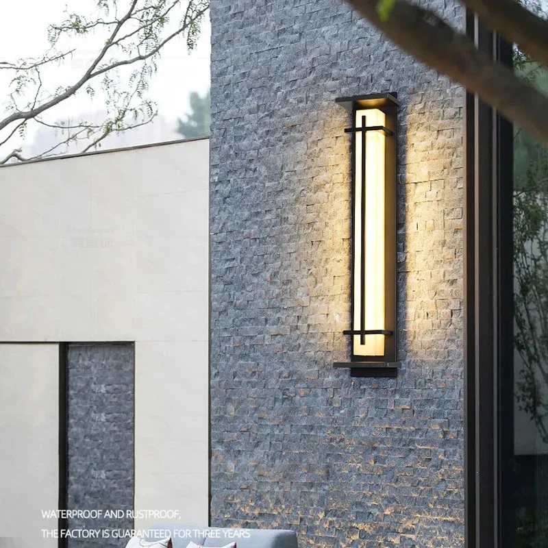 

Led Outdoor Wall Lighting IP65 Waterproof 110V 220V Exterior Wall Porch Balcony Stainless Steel Garden Terrace Courtyard Lamp