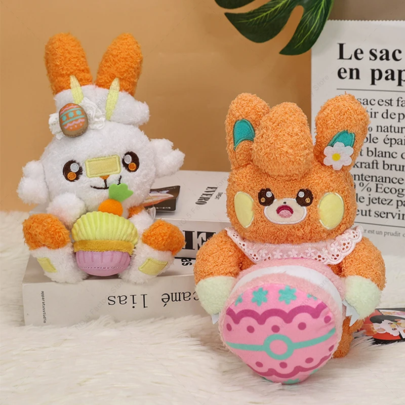 

Kawaii Пасхальный скорбанни Pawmi мягкая игрушка Покемон мультфильм Кукла Плюшевая Игрушка Лучший Пасхальный день подарки для детей