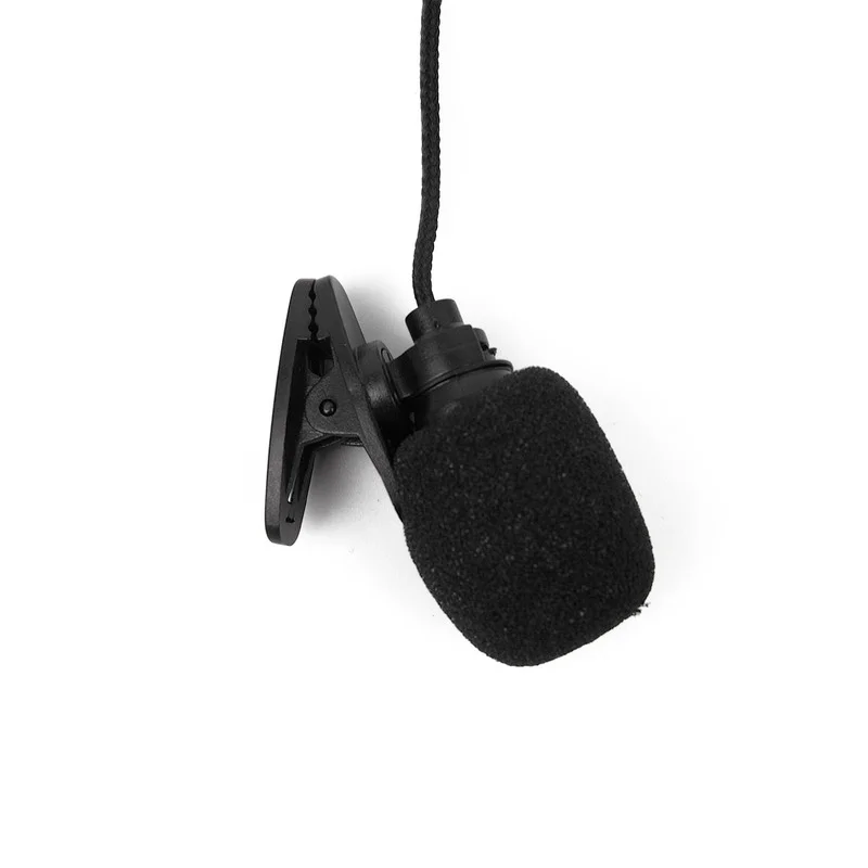 Mini Wired External 3.5mm Microphone Mini Studio Speech Mic Clip on Lapel Professionals Stage Mike for Loudspeaker 1pc/3pcs