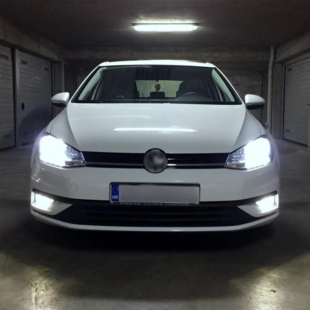 2X Car LED Fog Light Bulb For Volkswagen VW Golf 7 MK7 VII 2015 2016 2017 2018 Accessories Automotive Front Fog Lamps Replacing images - 6