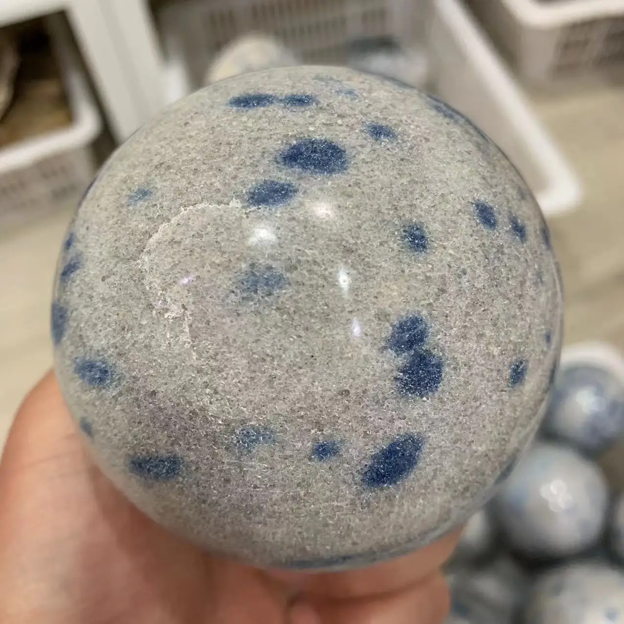 Natural k2 Stone Ball Crystal Energy Ore Home Decoration Mineral Specimen Healing Ornaments 5