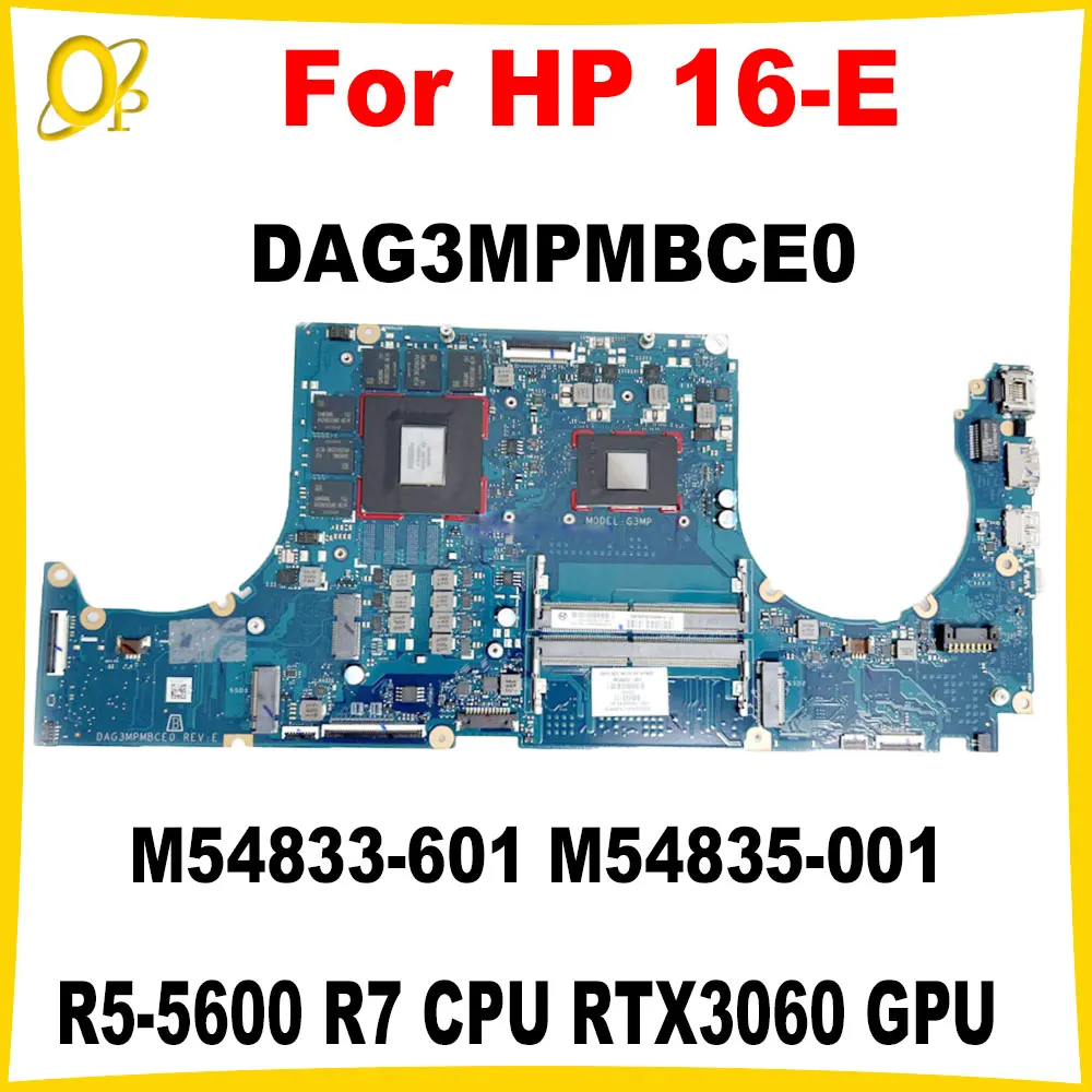 DAG3MPMBCE0 motherboard for HP 16-E laptop motherboard with R5