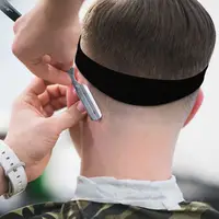 Bande de Sauna Courbée en Silicone pour Homme, Modèle de Rasage et Guide de Coupe de Cheveux, Outil de Coiffure 2