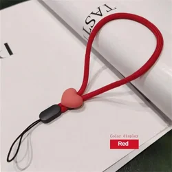 Hand - Woven Adjustable Detachable Dual - Use Anti - Lost Neck Strap Lanyard (B -red 15cm)