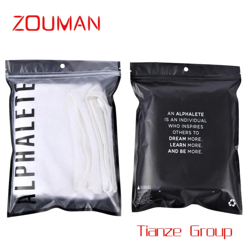 Custom , Custom Printed Resealable Clear T Shirt Packing Bag Zip Lock Bag Plastic Frosted Zipper Bags For Clothing 100pcs lot resealable zip lock bags self seal clear plastic poly bag food storage package reclosable vacuum fresh bag