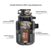 Household 1HP Kitchen Sink Food Waste Disposer Garbage Disposal Machine For Food Shredder 3