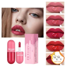 

5-color Mini Capsule Lip Gloss Non-stick Cup Matte Lipgloss Liquid Lipstick Female Makeup Beauty Cosmetics Daily Party Banquet