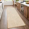 Hallway Carpet Aisle Long Carpest Runway Non-slip Floor Mat Machine Washable Striped Bohemian Style Home Decoration Rug Bedroom 2