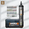 WORX WX242 Mini Electrical Screwdriver Set Smart Cordless Electric Screw Driver Rechargeable With 30 Bit Set Power Drill Tools 1