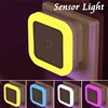 Wireless LED Night Light Sensor Lighting Mini EU Plug Nightlights Lamp For Children Room Bedroom Decoration Lighting 1
