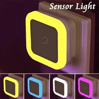 Wireless LED Night Light Sensor Lighting Mini EU Plug Nightlights Lamp For Children Room Bedroom Decoration Lighting 1