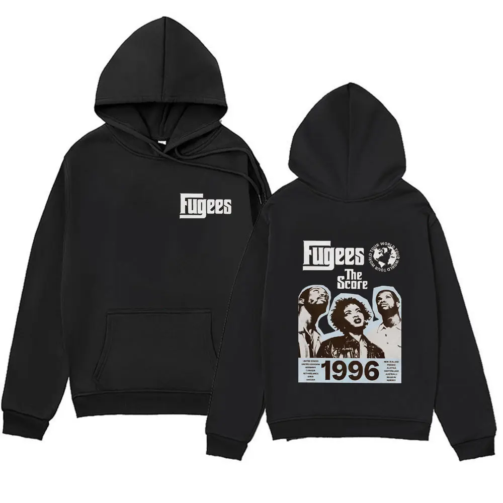 

Rapper Lauryn Hill Graphics Hoodies Men Women Hip Hop Rock Pop Music Pullovers Sweatshirts Retro Fashion Y2K Clothing Streetwear