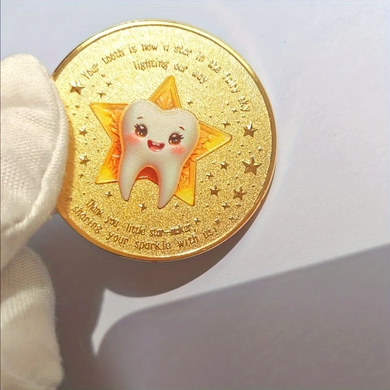 Enchanted Tooth Fairy Souvenir Coin for Birthday and Party Gifts