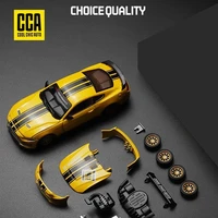 CCA Assembly Model Kit 1/36 Dodge Hellcat 1/43 Ford Mustang Land Rover Suzuki Jimny Toy Car Diecast Alloy Collection Kid Gift 2