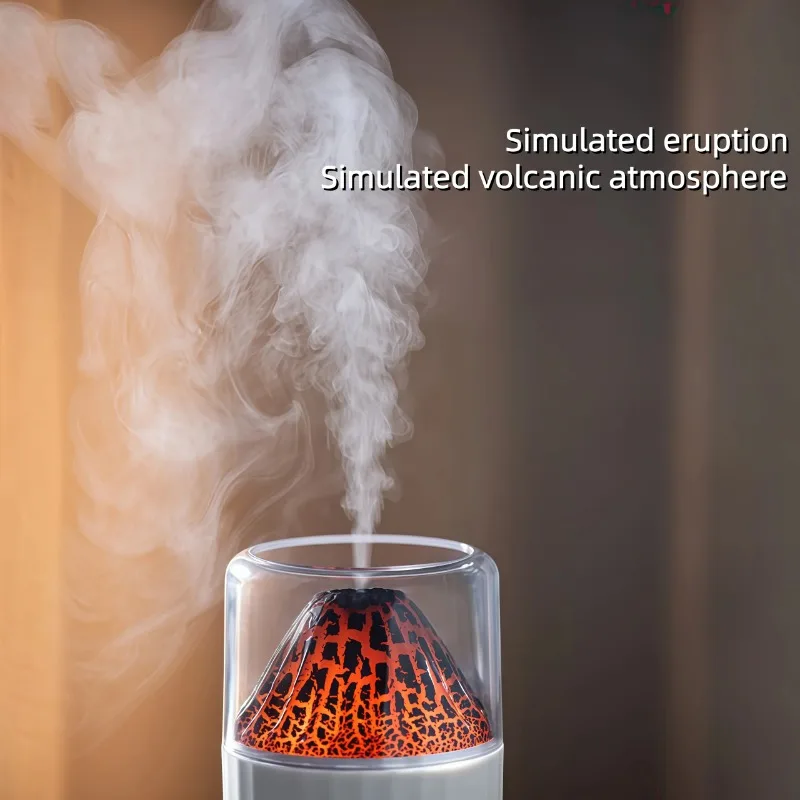 시뮬레이션된 화산 컬러 램프 가습기 USB 아로마테라피 디퓨저는 자동차, 가정, 침실에서 선물로 사용하기에 적합합니다.