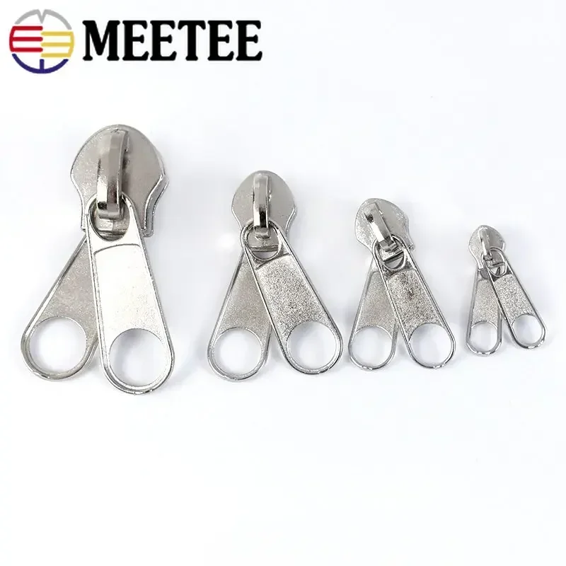 나일론 지퍼 헤드용 지퍼 슬라이더, 단면 및 양면 당김 수하물 가방, 지퍼 수리 키트 액세서리, 3 5 8 10 20 개
