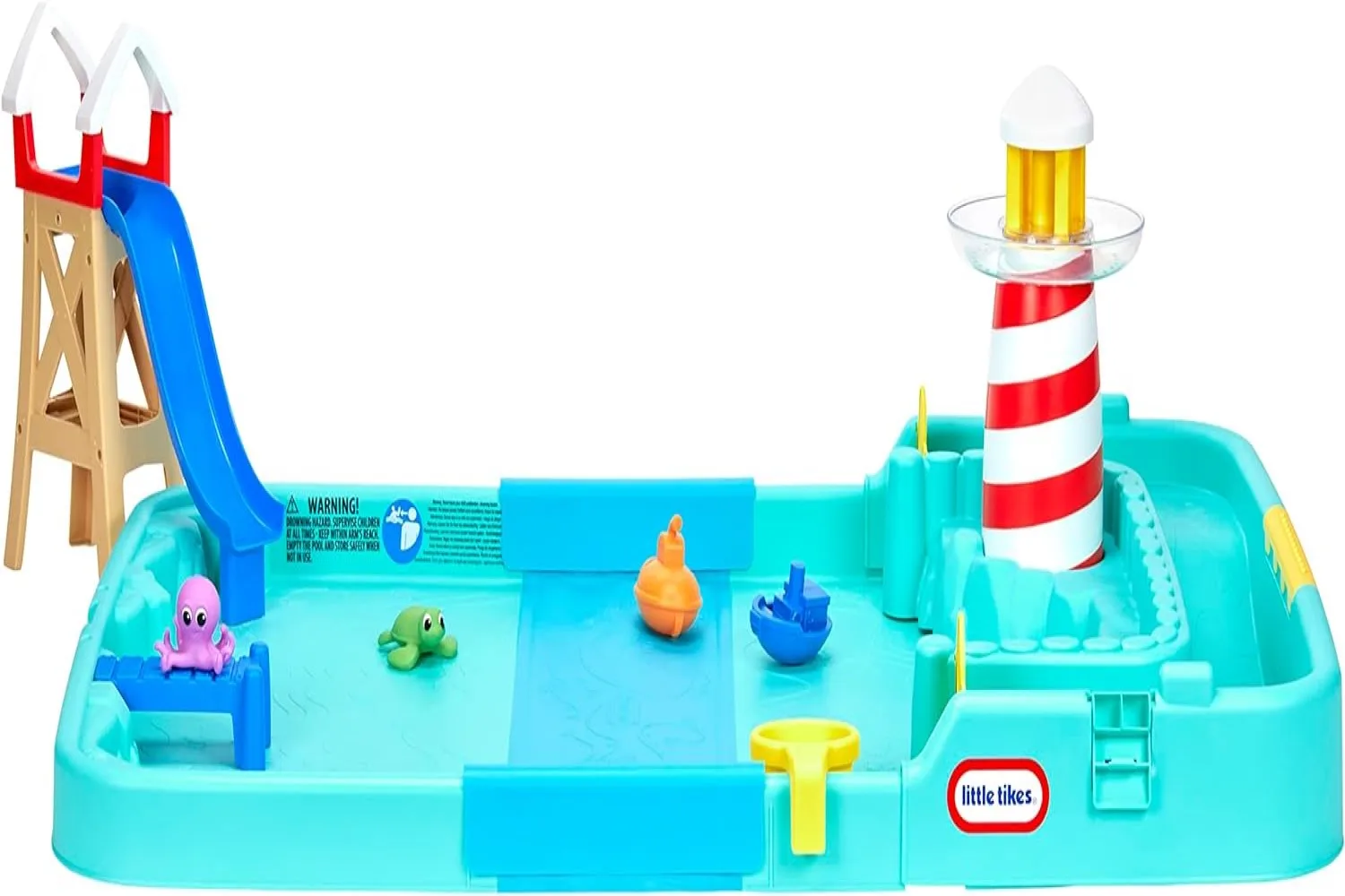 Little Tikes Splash Beach Water Table Splash Pad for Kids, Boys, Girls Ages 2+ Years