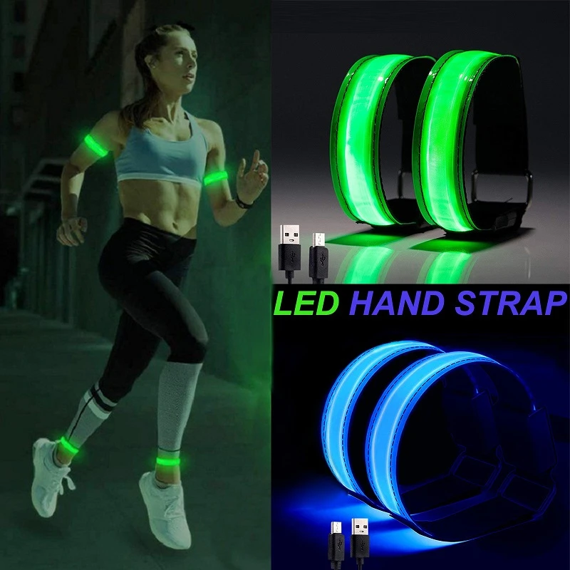 Led Running Lights Runners Light Running Wrist Led Safety Led