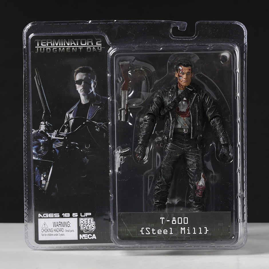 NECA ターミネーター 2 アクションフィギュア T-800 / T-1000 PVC