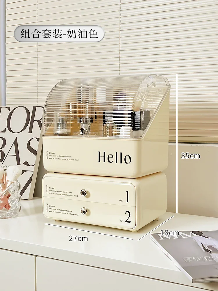 

Up Case Cosmetic Holder Makeup Type Organizer Lipstick Skincare Desktop Box Tables Storage Brush Make Drawer
