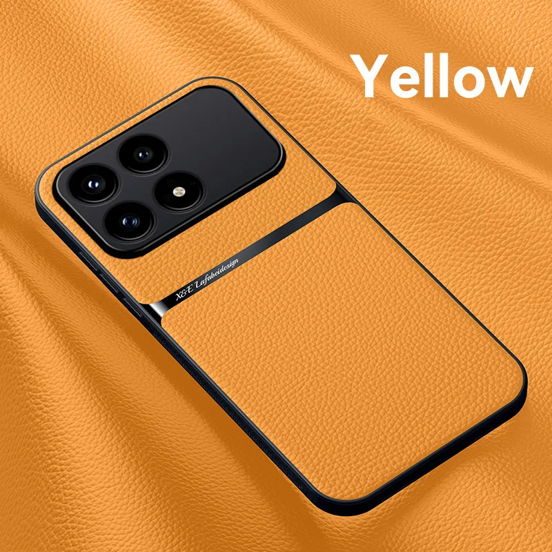 Shockproof Leather Magnetic Phone Case - Premium Protective Shell Cover