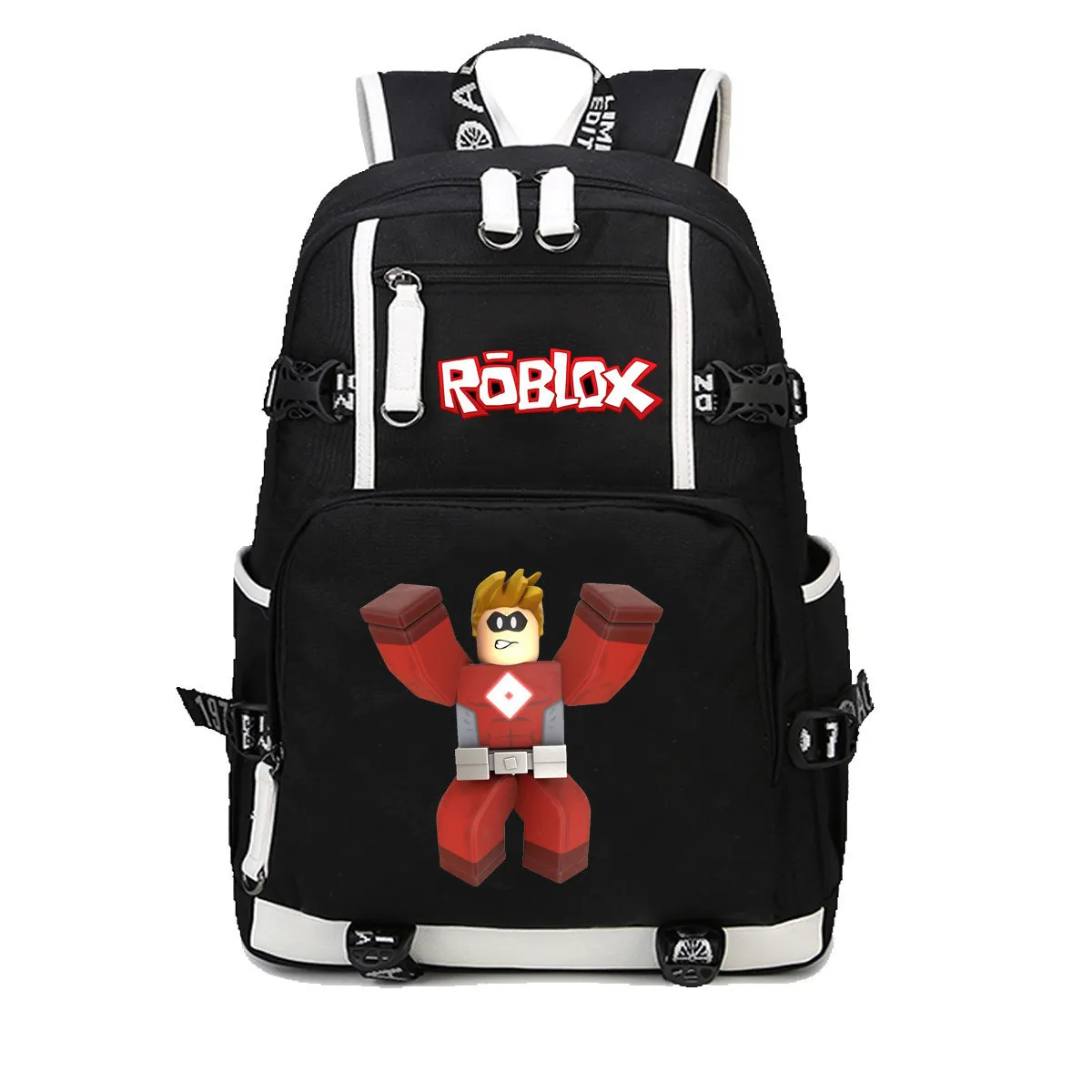 ROBLOX Women Backpacks Waterproof Multi-Pocket Nylon School