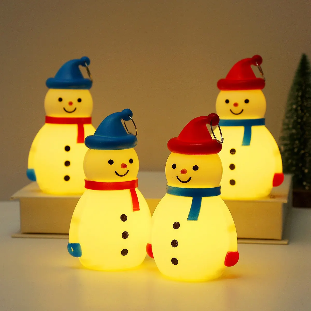 

Snowman Light Christmas Ornament 2023 Christmas Decorations For Home Navidad Xmas Happy New Year 2024 Merry Cristmas Ornament