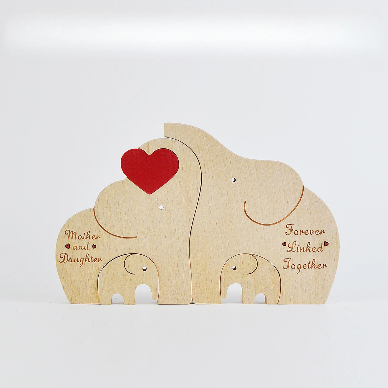 WoodenElephantOrnamentsCreativeGiftWoodenHandicraftsElephant