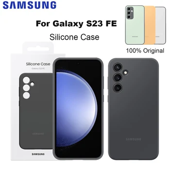 Custodia Originale SAMSUNG Galaxy S23 FE in Silicone per Galaxy S23 FE, Cover Morbida Antiurto di Alta Qualità in Silicone EF-PS711