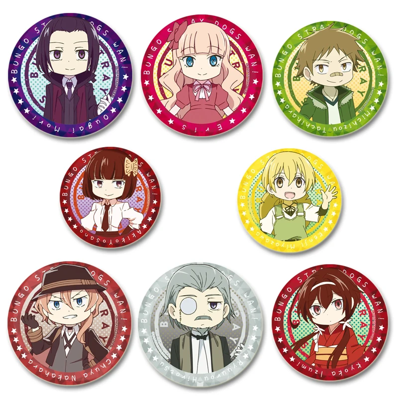 

Bungo Stray Dogs Pin Cartoon Figure Agency Atsushi Nakajima Dazai Osamu Soft Button Decorative Handmade Hat Badge Gift Accessory