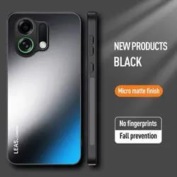 Turbo Pro AG Frosted Backplate Hard PC TPU Case with Skin Feel Matte Finish for OPPO K13 Turbo (Black)